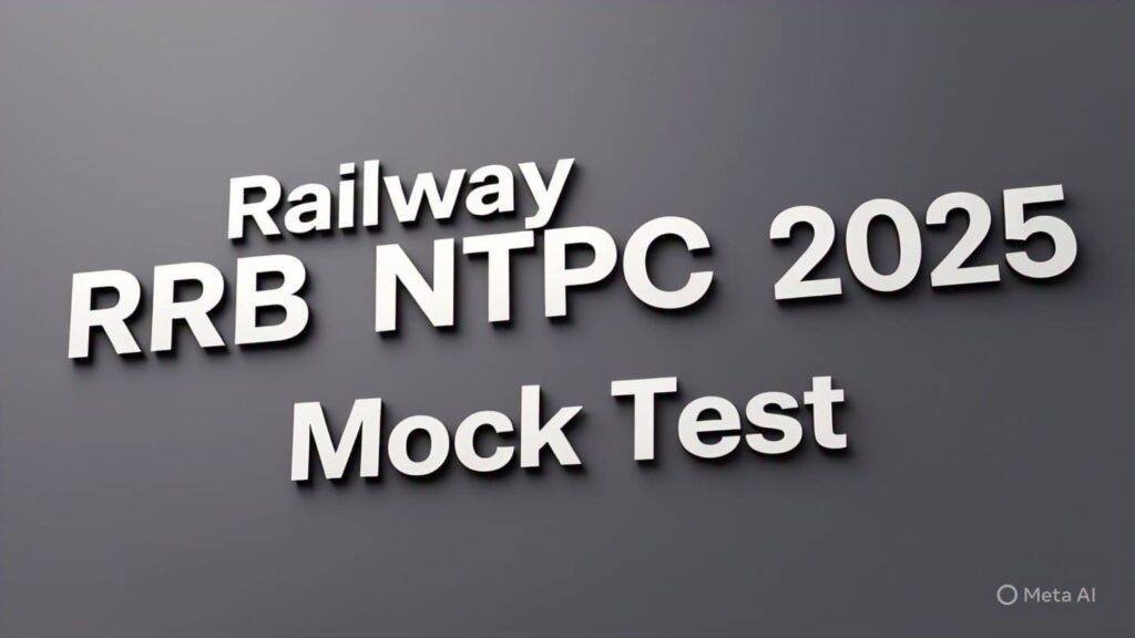 RRB NTPC 2025 Mock Test with Answers