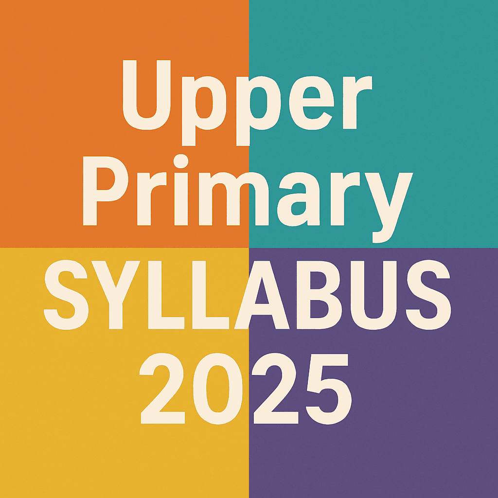 WB Upper Primary Syllabus 2025