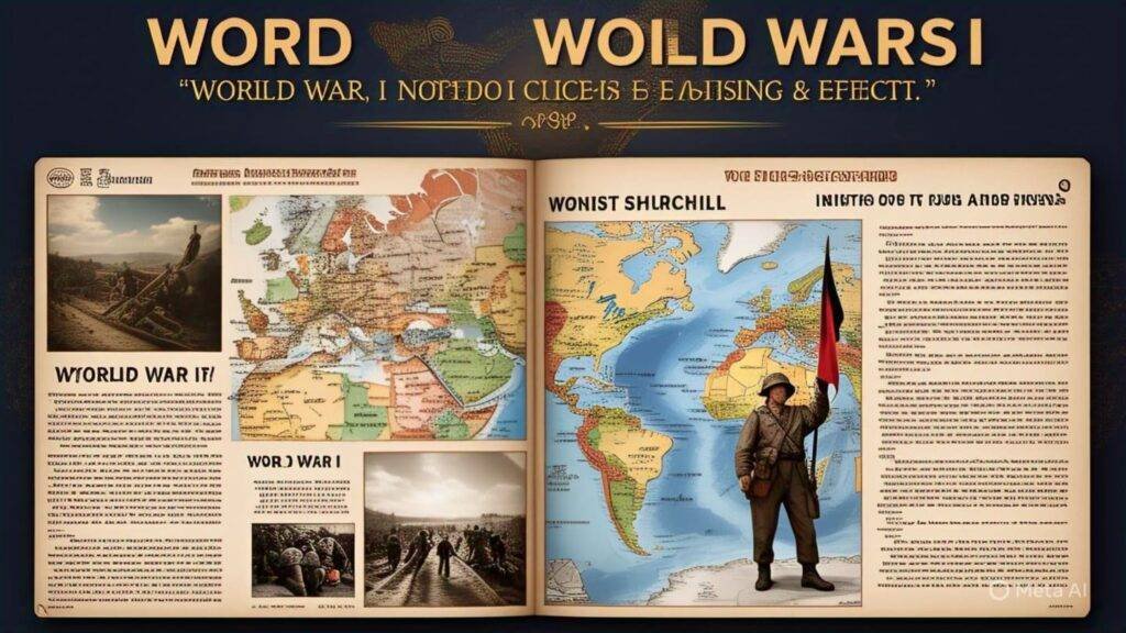World Wars: World War I, World War II, causes, and effects.