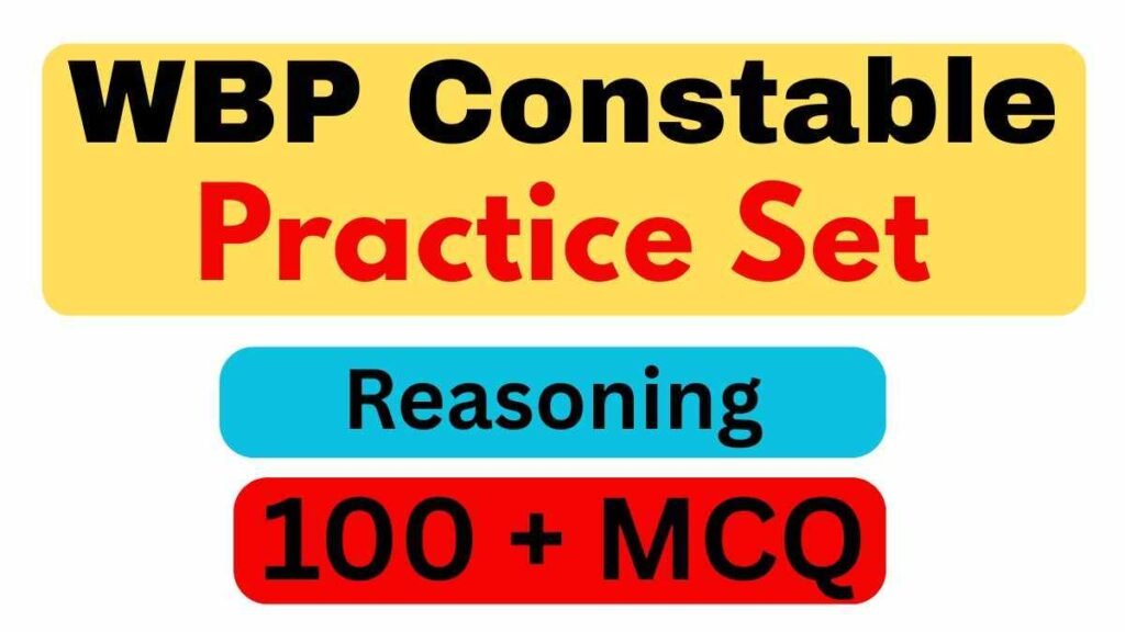 wbp constable reasoning practice set