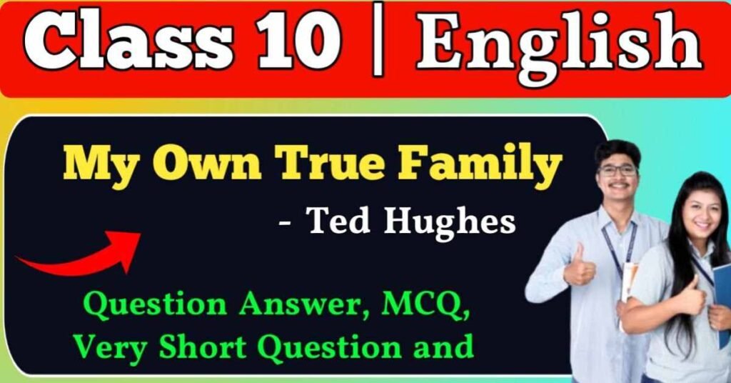 My Own True Family question answer