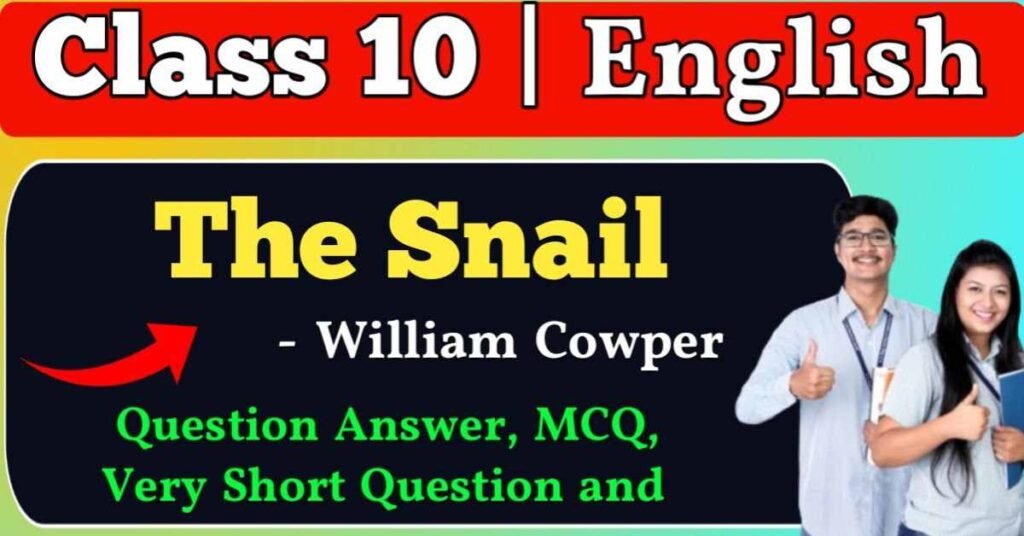 The Snail question answer
